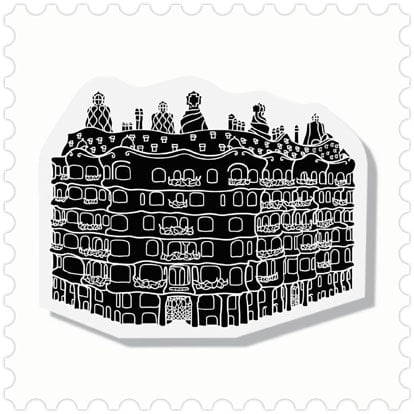 La Pedrera Magnet