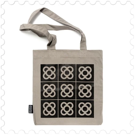 Tote Bag Panot de Barcelona grey