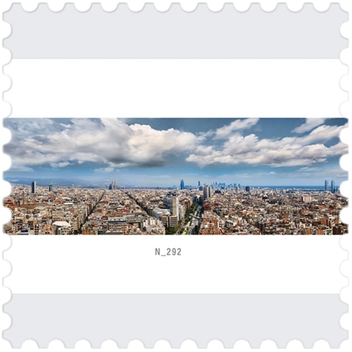 Fotografía panorámica de Barcelona N_292