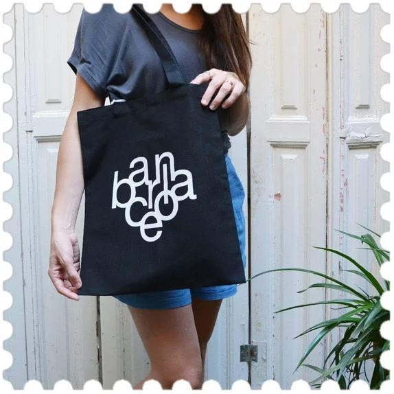 Tote bag Barcelona negra