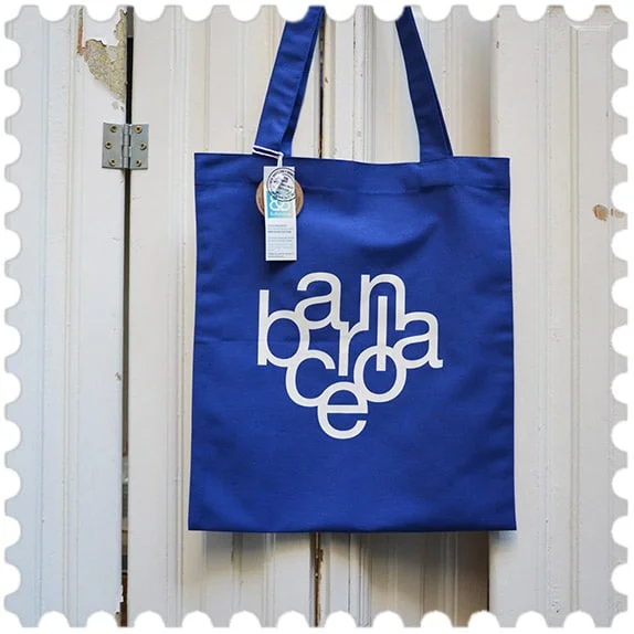 Tote bag Barcelona azul royal