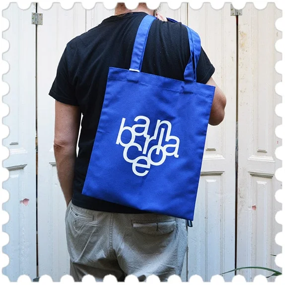 Tote bag Barcelona azul royal