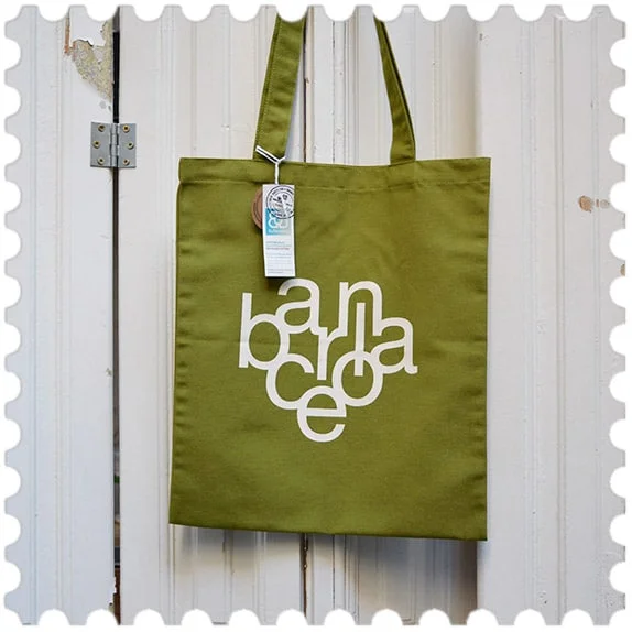 Tote bag Barcelona pistacho