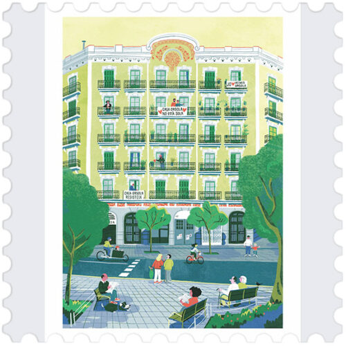 Ilustración de Laufer de Casa Orsola