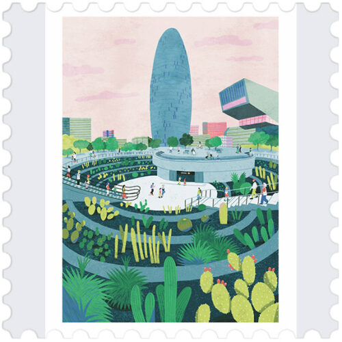Ilustración de Plaça Glòries de Laurafer